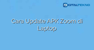 Cara Update APK Zoom di Laptop